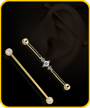 Industrial Piercings artwellsbodyart