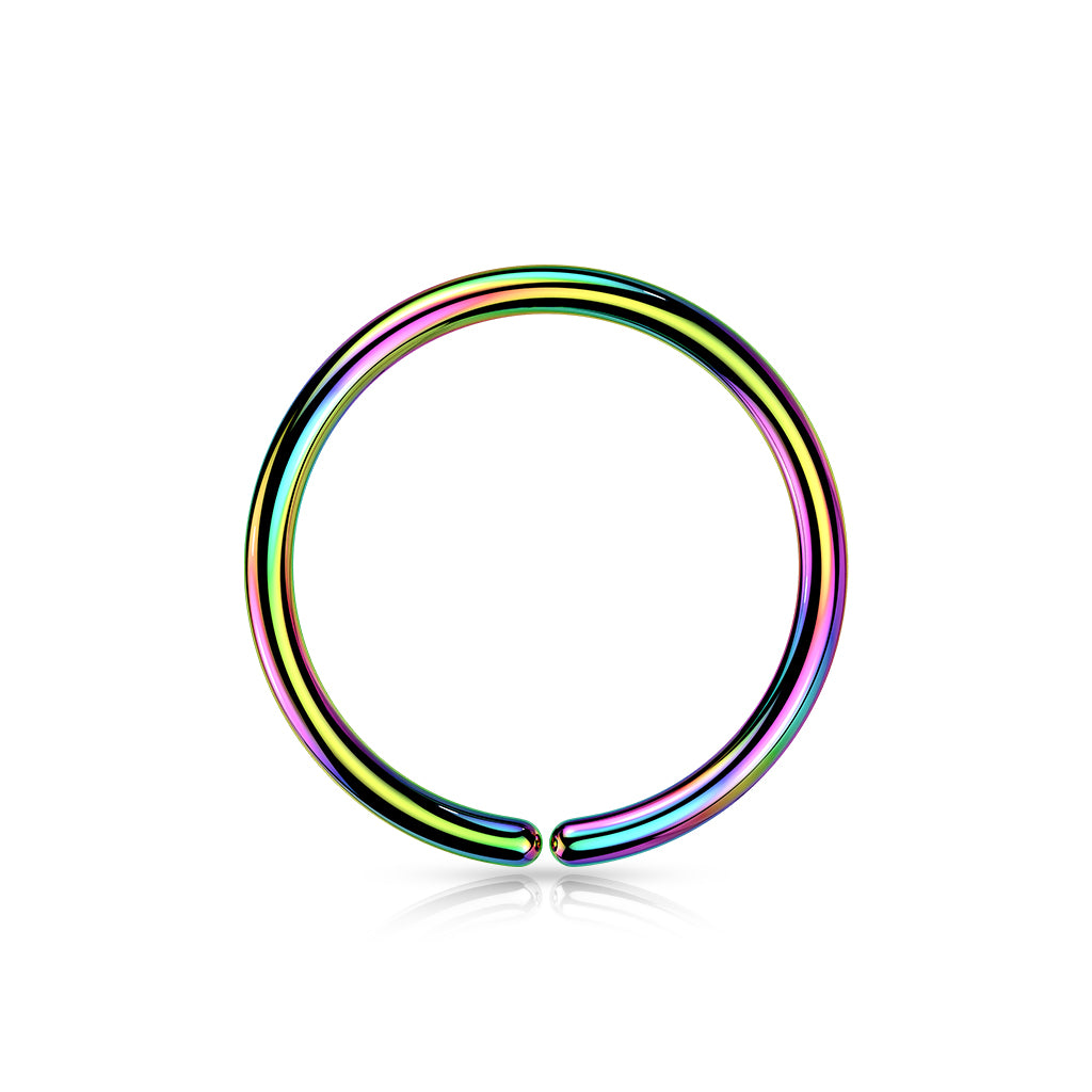 Titanium PVD Plated Seamless Hoop