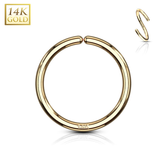 Load image into Gallery viewer, Plain hoop septum Ring
