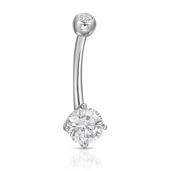 Solitaire Belly Ring