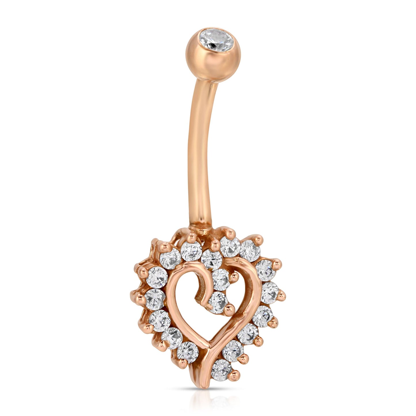 Heart Belly Ring