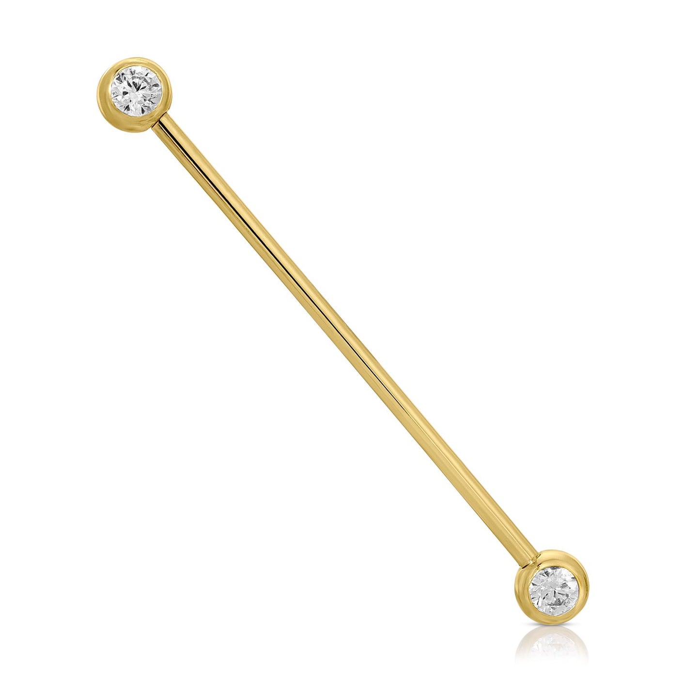 Load image into Gallery viewer, Solid Gold Industrial Barbell
