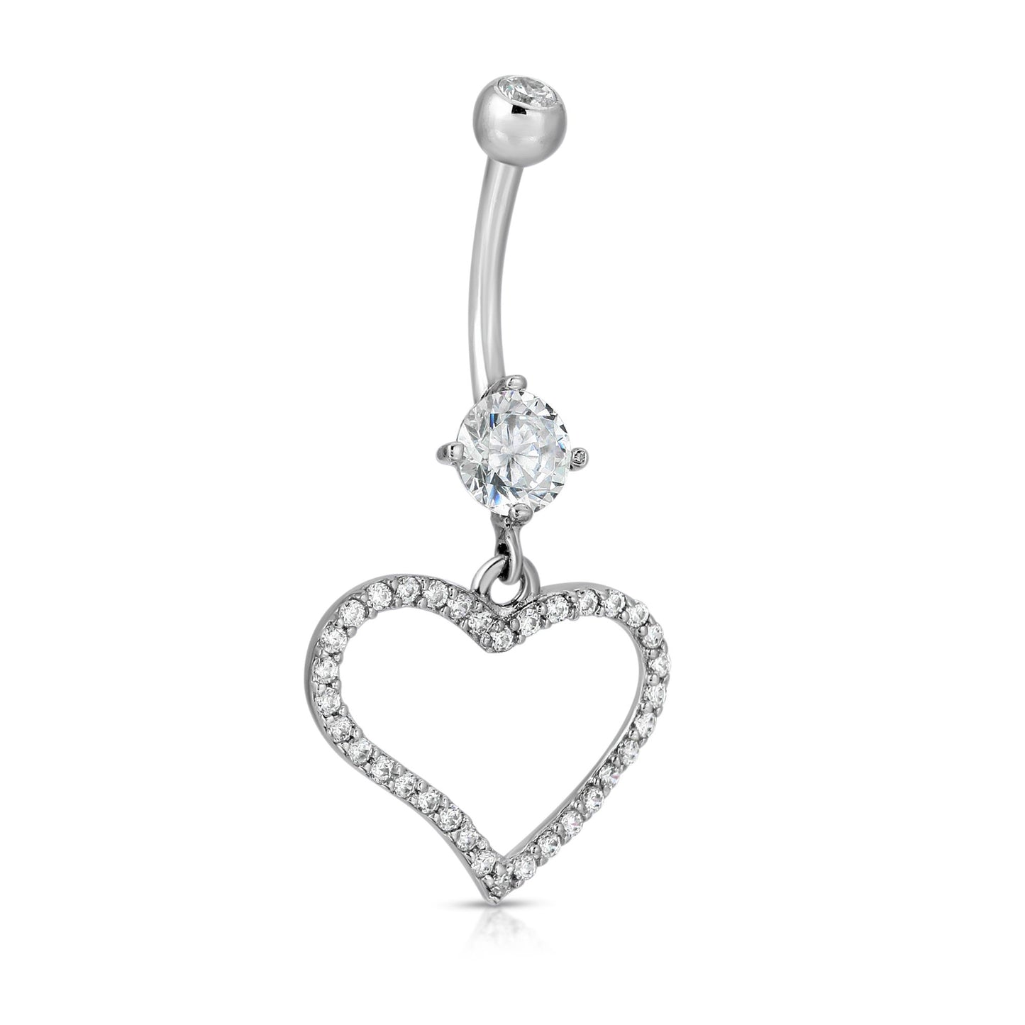 Big Heart Belly Ring