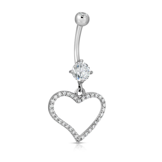 Big Heart Belly Ring